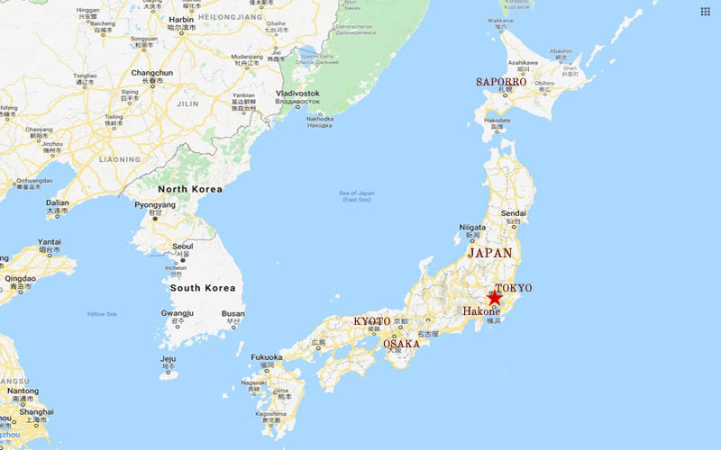 Japan Tour Map, Private Tokyo tour package by Explorient