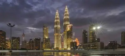 KL Petronas towers on a Maaysia family holiday
