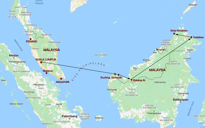 tours from kuala lumpur to borneo