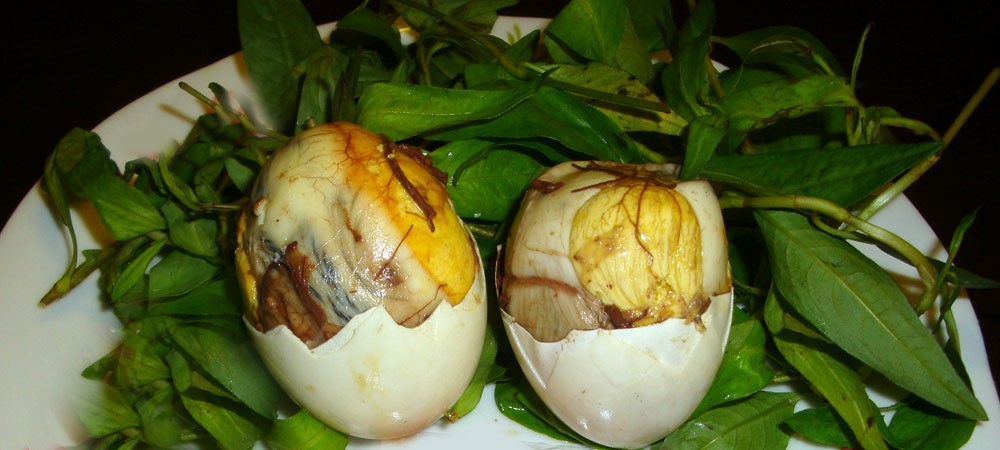 Fertilized Duck Eggs, Vietnam Food Travel 