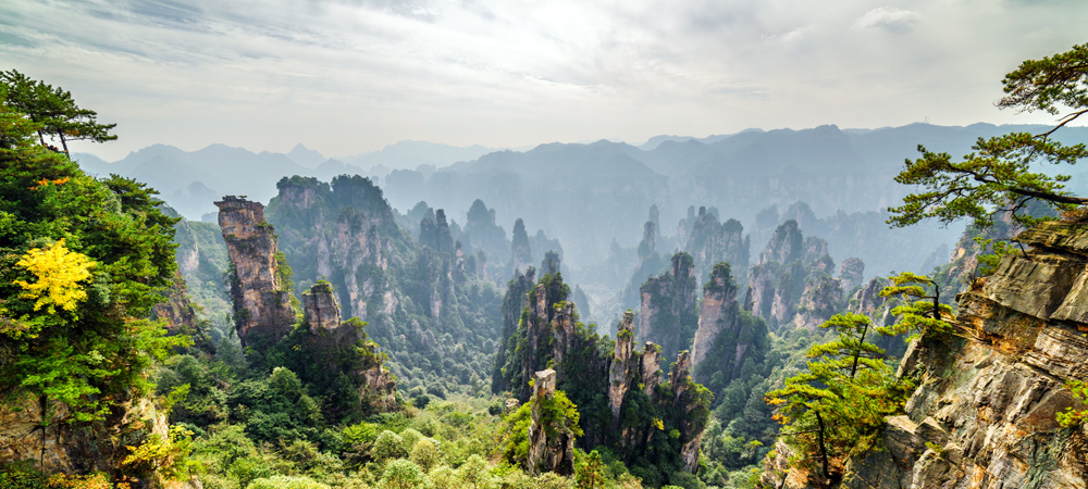 Zhangjiajie, China tour of Avatar Mountains