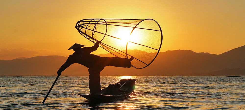 Fisherman on Inle Lake