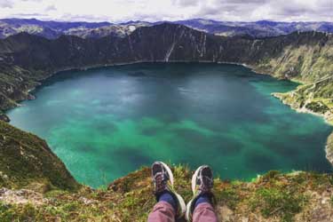 Quilotoa, private Ecuador tours, family holidays and active travel