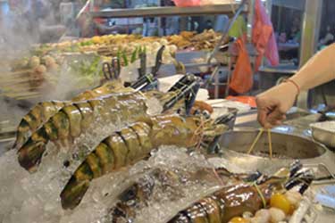 Grilled Prawn, Kuala Lumpur - Malaysia Food Tours