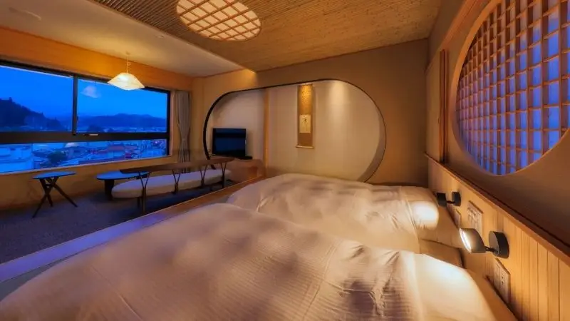 Japan-800x450px-Takayama-Honjin Hiranoya Bekkan-bedroom