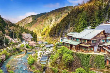 Yudanaka, onsen town in Nagano Prefecture famed for its Snow Monkey Park