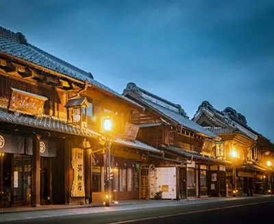 Traditional Edo-era streetscape in Kawagoe Ancient Town, a popular day trip from Tokyo on a Japan cultural journey.