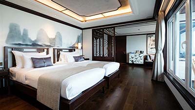 Halong Ginger by Heritage Line, luxury cruise on Halong Bay