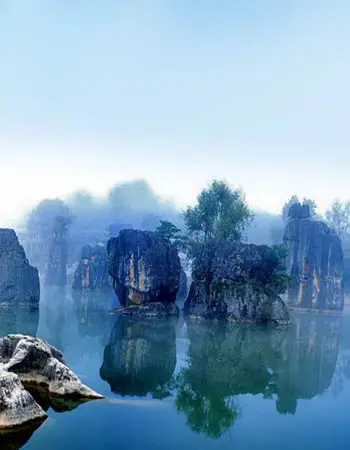 Stone Forest, a UNESCO World Heritage Site in Kunming, China