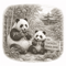 A Glimpse of the Giant Pandas