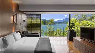 The Lalu Sun Moon Lake, luxury lake side resort with five-star amenities